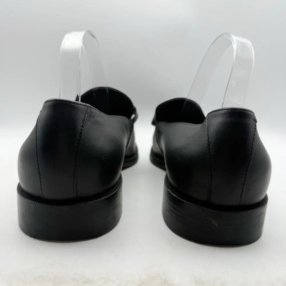 BOSS Mens Derrek Bit Loafers US 11 EU 44 Black Leather GUC